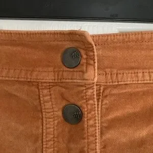 Velveteen a-line mini skirt button-front edition hot sale
